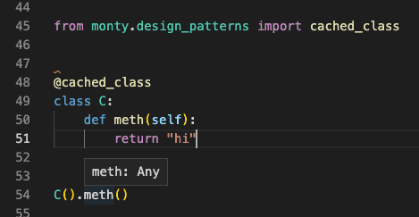 class decorator obscures methods · Issue #3478 · microsoft/pylance ...