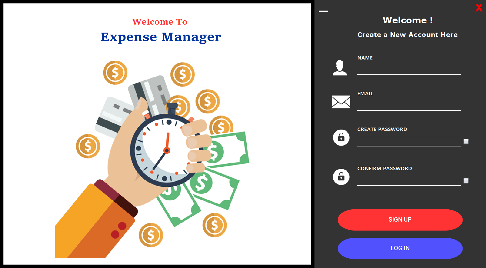 GitHub - shaunak14k/Expense-Manager: A desktop software that will ...