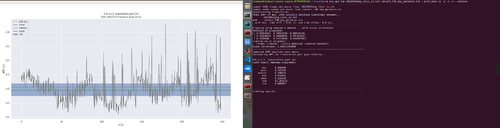 How to find the ape error reason? · Issue #496 · MichaelGrupp/evo · GitHub