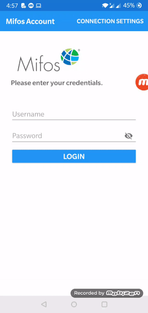 android-client - no smooth transition after opening connection settings