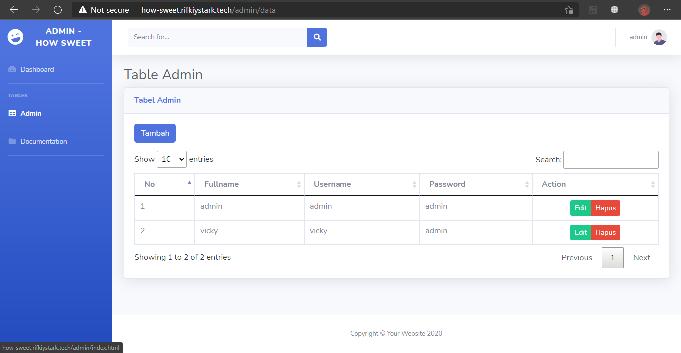 GitHub - vickyfebiola/how-sweet: Web dessert recipe with Laravel