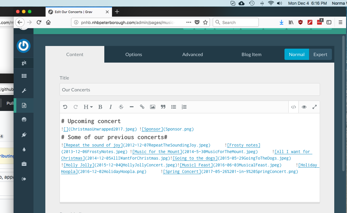 grav admin screen gets messed up, apparently randomly · Issue #1280 ...