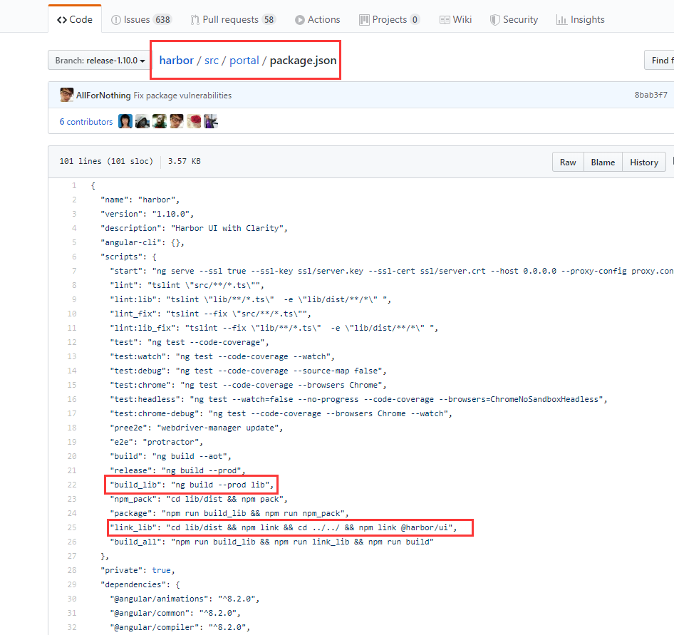 portal container build failed by harbor-1.10.2 source code · Issue ...