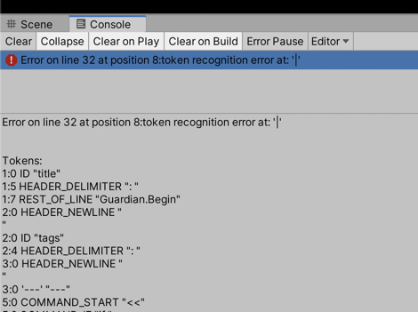 Better error messages · Issue #255 · YarnSpinnerTool/YarnSpinner · GitHub