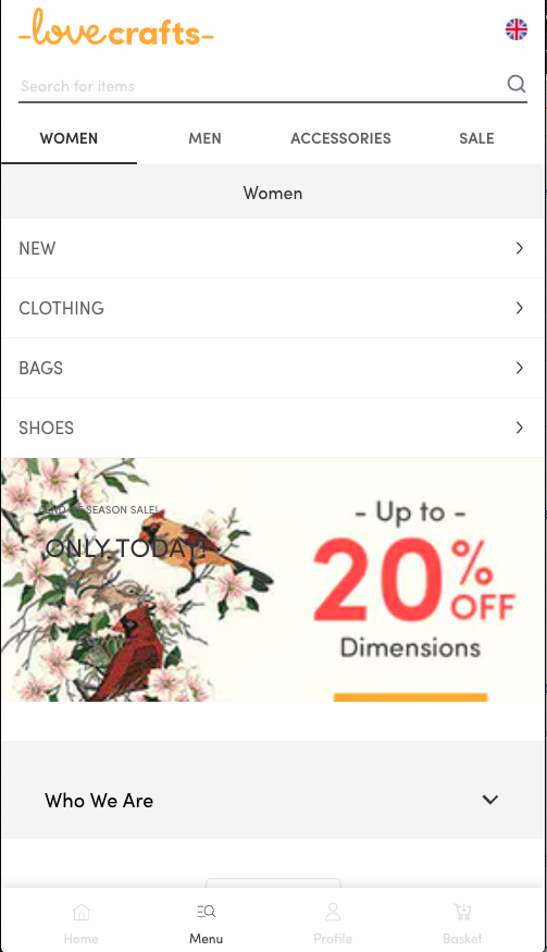 [FEATURE] Full screen navigation menu for mobile users · Issue #1242 ...