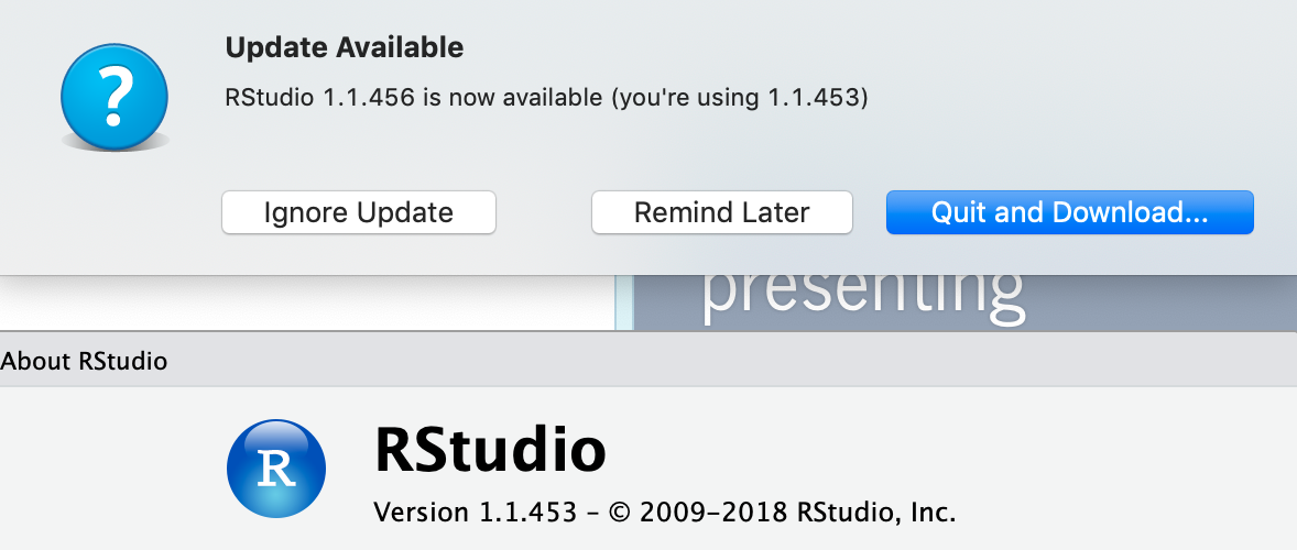 "Check for updates" doesn't offer an update · Issue #3801 · rstudio ...