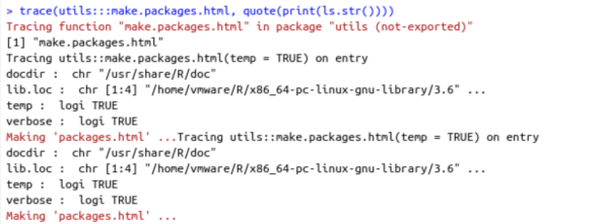 Packages link in Help pane results in "internal server error" · Issue ...