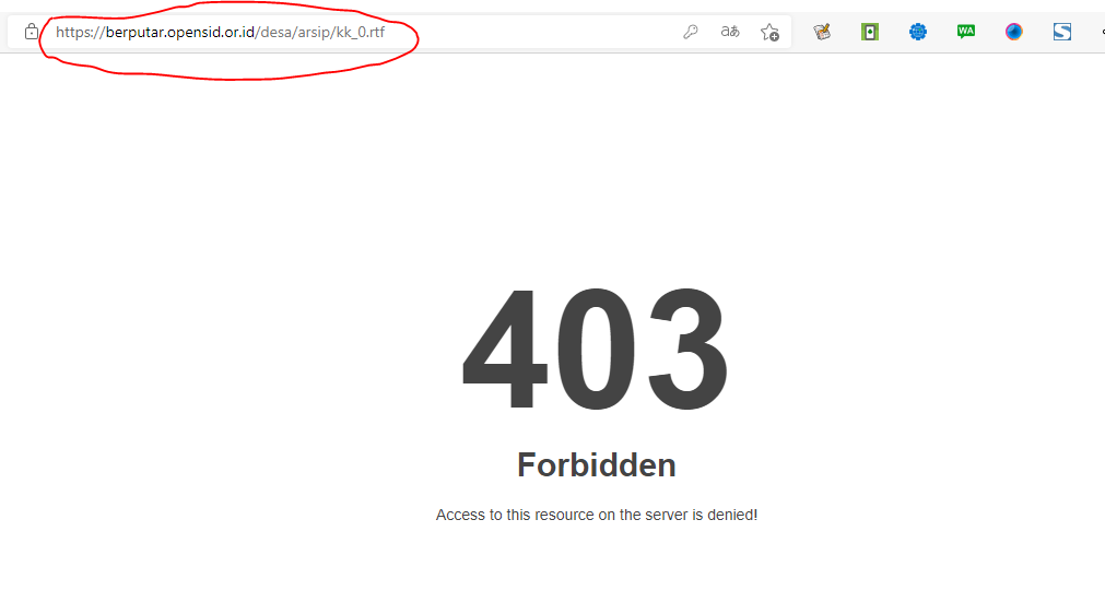[BUG] Unduh Salinan Keluarga Muncul Eror 403 · Issue #4450 · OpenSID ...