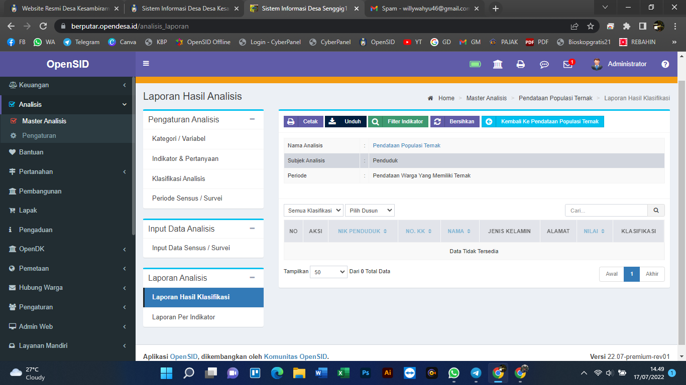 Bug/error: Laporan Hasil Analisis datanya tidak muncul · Issue #5393 ...
