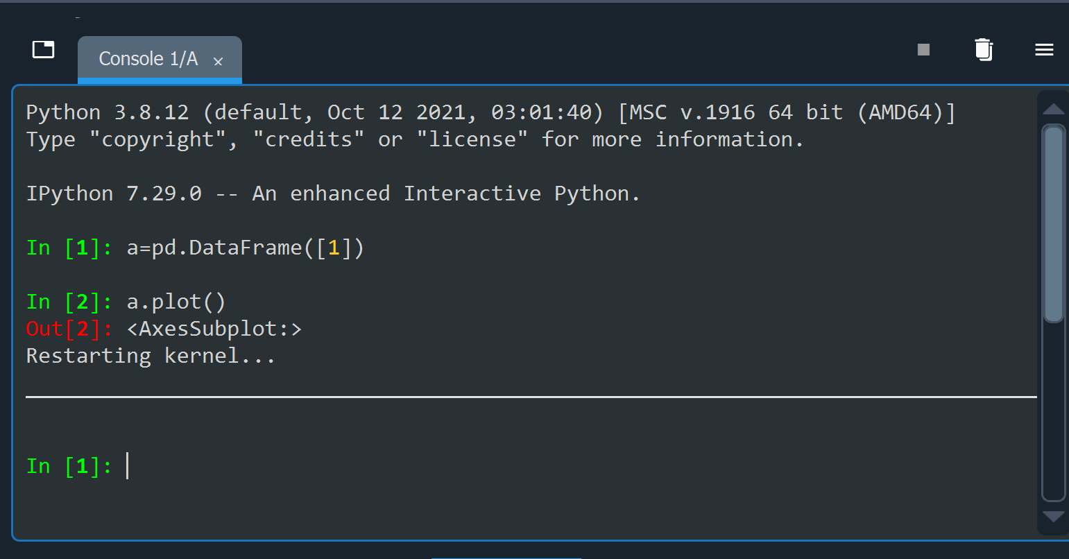 Spyder Crash if I plot anything · Issue #17236 · spyder-ide/spyder · GitHub