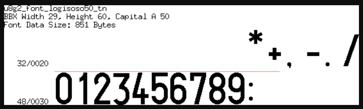 Misaligned "3" in Logisoso font · Issue #1722 · olikraus/u8g2 · GitHub