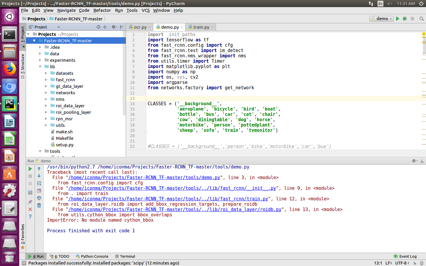 Error while running demo.py · Issue #282 · smallcorgi/Faster-RCNN_TF ...