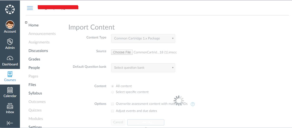 Issue while importing a course to canvas · Issue #1151 · instructure ...