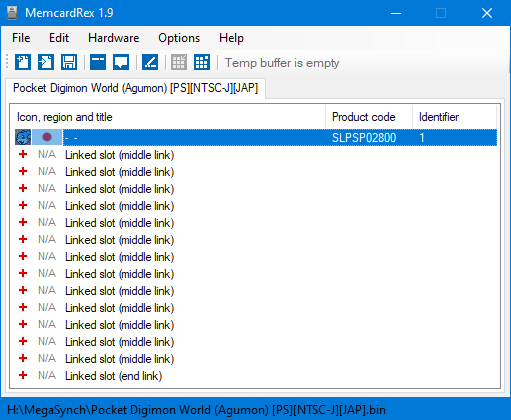 PocketStation Write Error · Issue #1019 · grumpycoders/pcsx-redux · GitHub