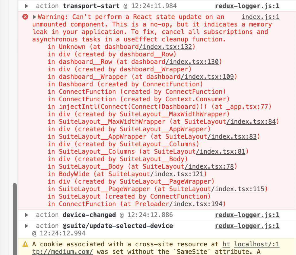 Dashboard dev server console error · Issue #1531 · trezor/trezor-suite ...