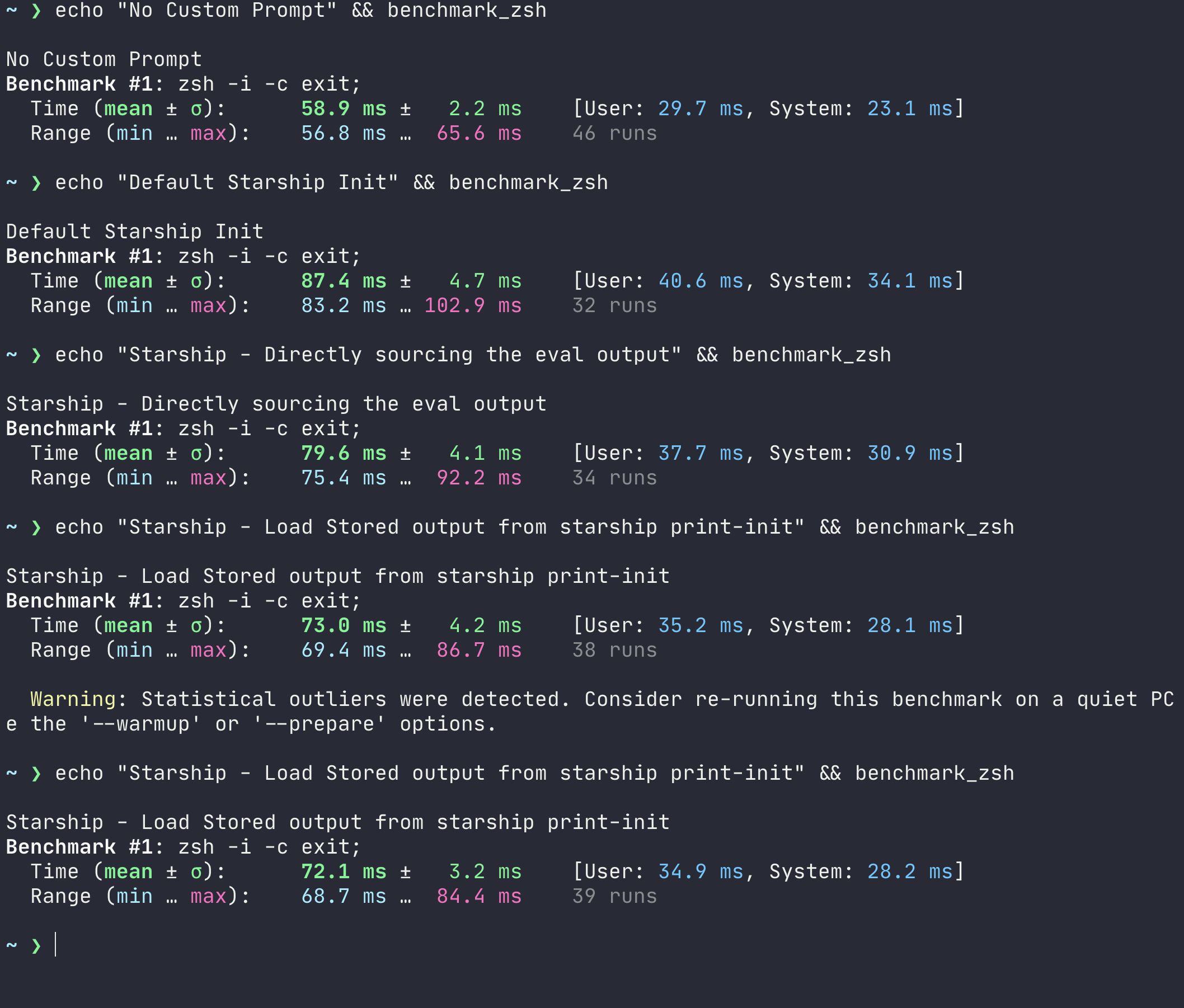 [Perf] Static script sourcing during shell startup instead of ...