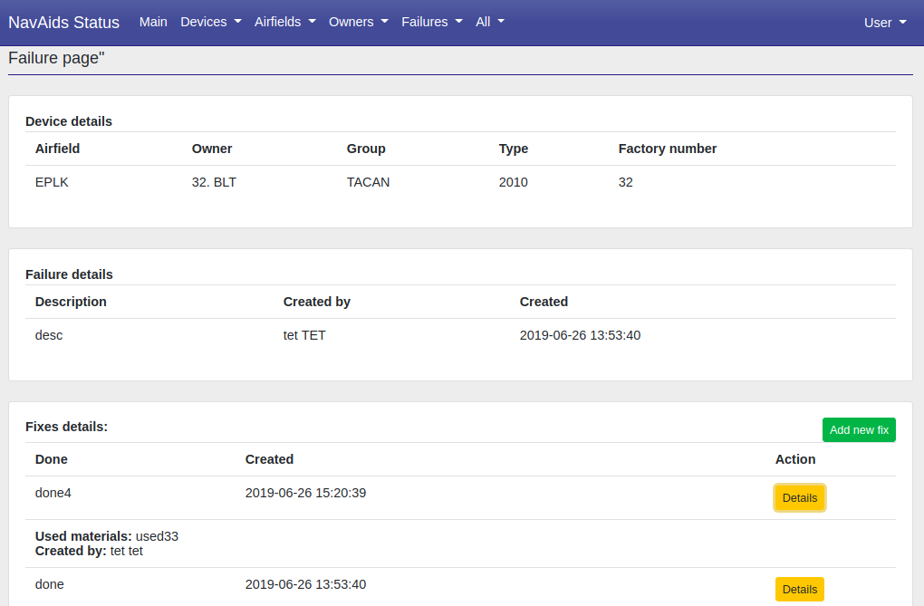 GitHub - krzysiektom/NavAids-Status: Application shows status ...