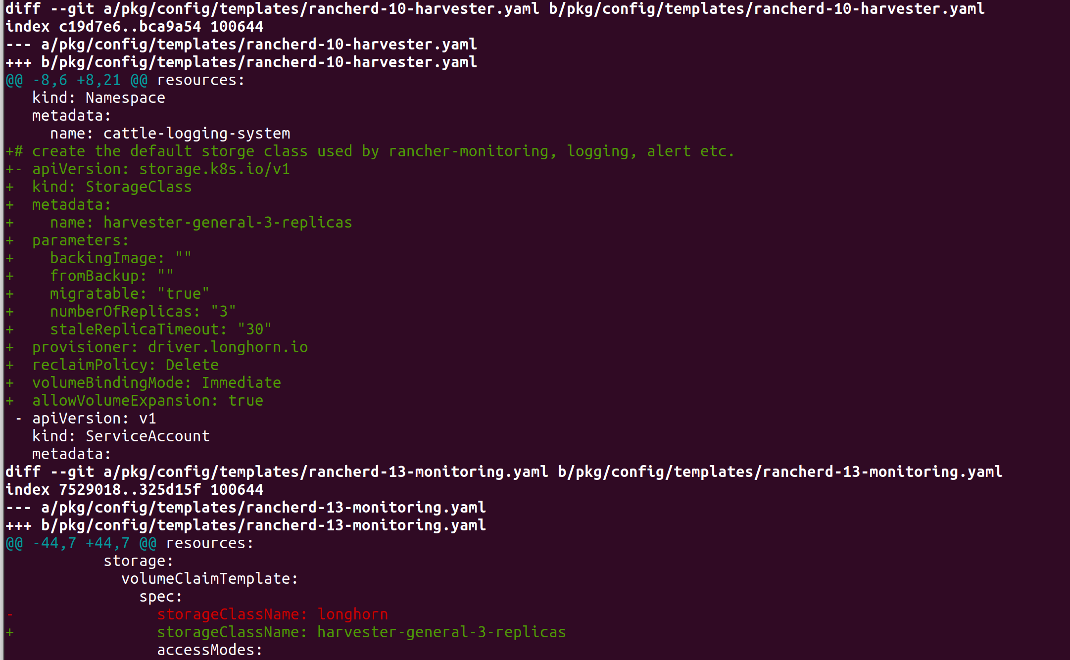 [FEATURE] Create a harvesterspecific StorageClass for Longhorn · Issue