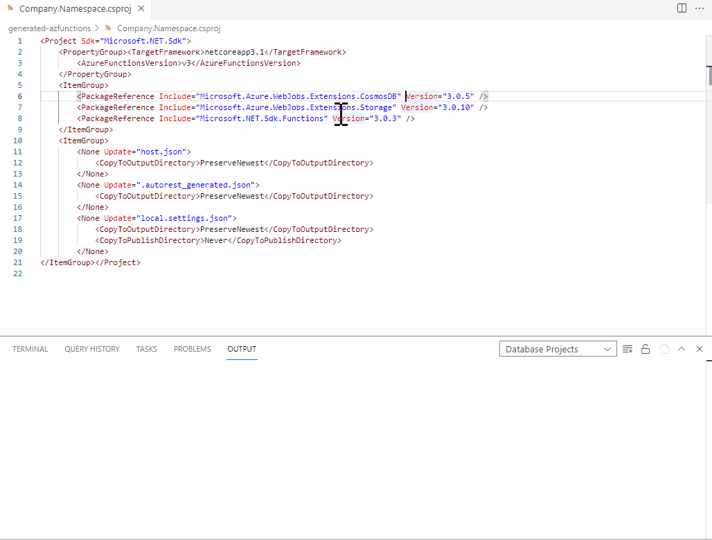 Add sql bindings package reference to project by kisantia · Pull ...