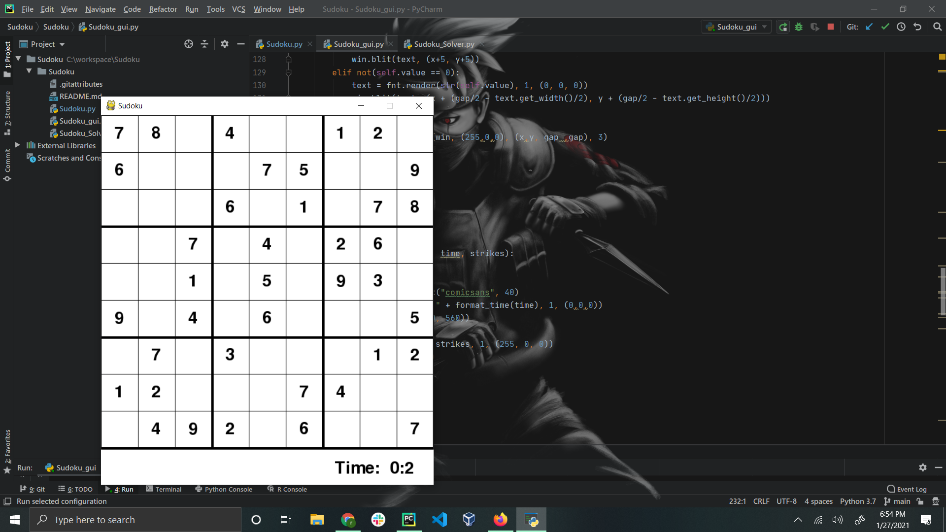 GitHub - raghumina/Sudoku: Sudoku in Python with Backtracking · GitHub