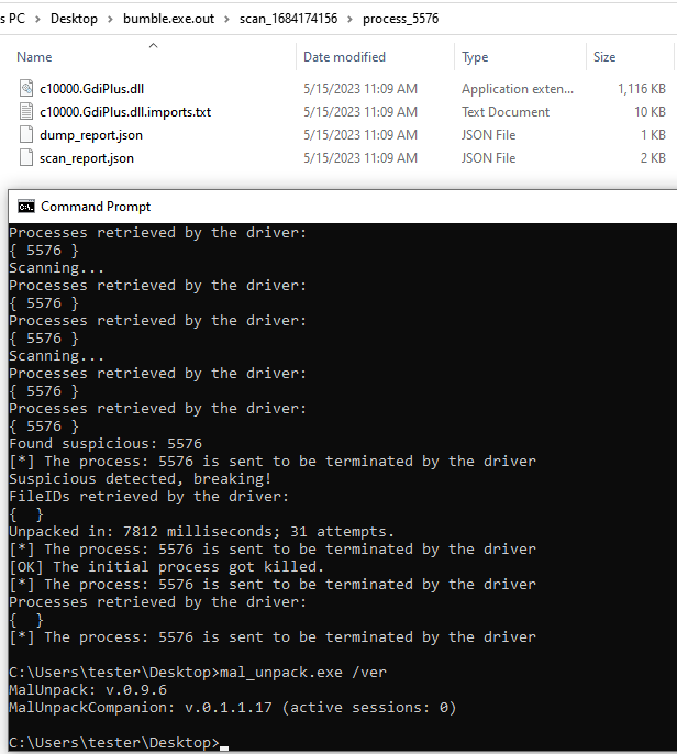 Not working for Bumblebee · Issue 5 · hasherezade/mal_unpack · GitHub