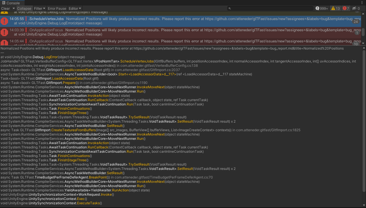Normalized Positions · Issue #281 · atteneder/glTFast · GitHub