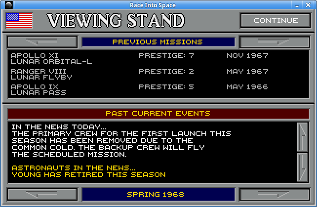 Backup Crew will fly