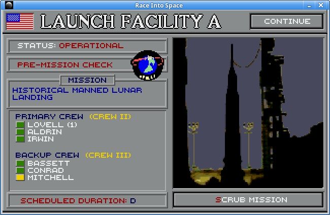 Primary crew still there