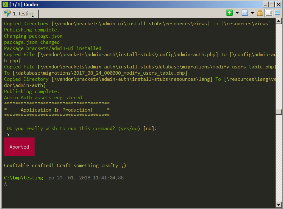 Installation aborted after DB Question on Win10 · Issue #11 · BRACKETS ...