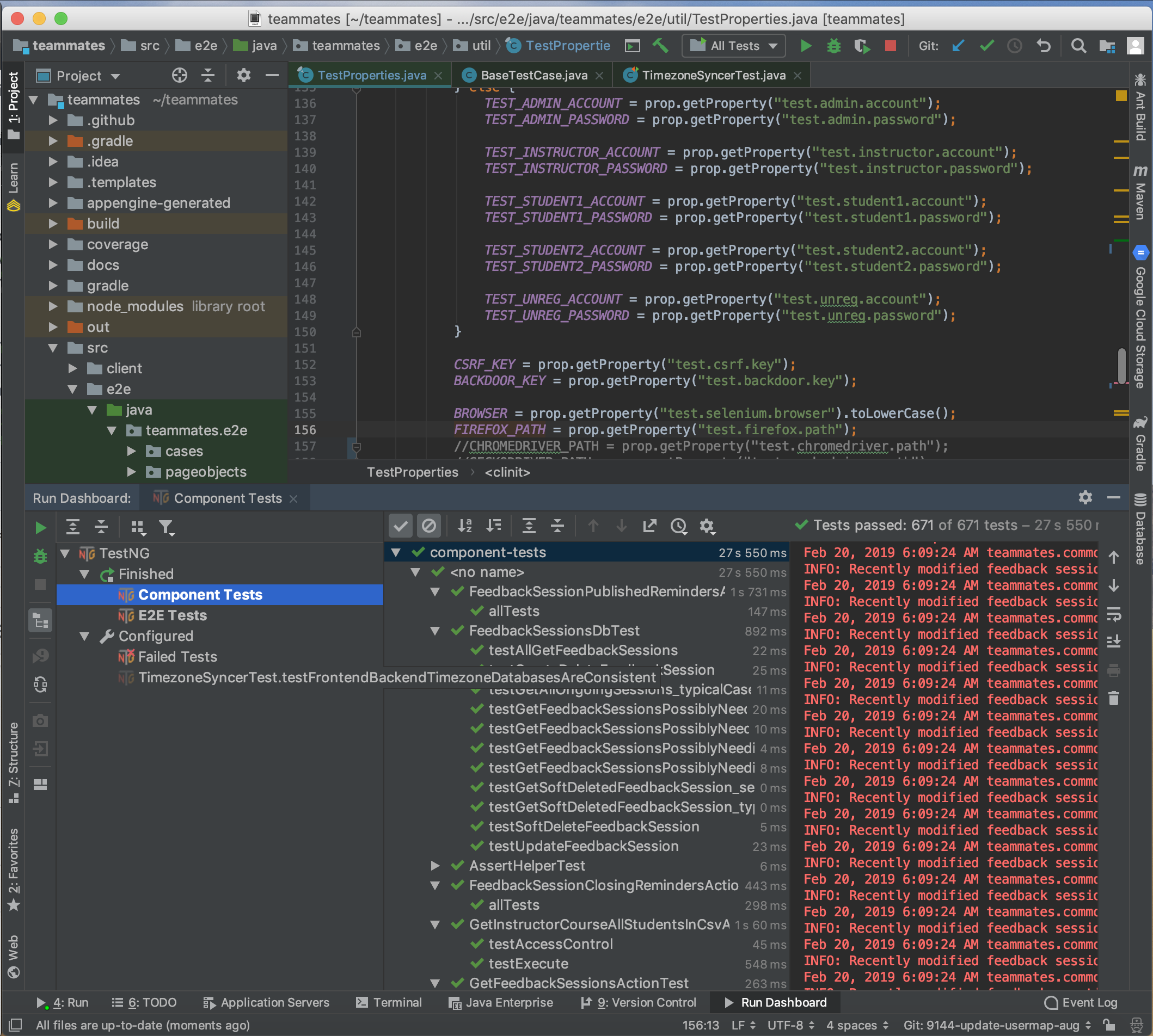 component tests