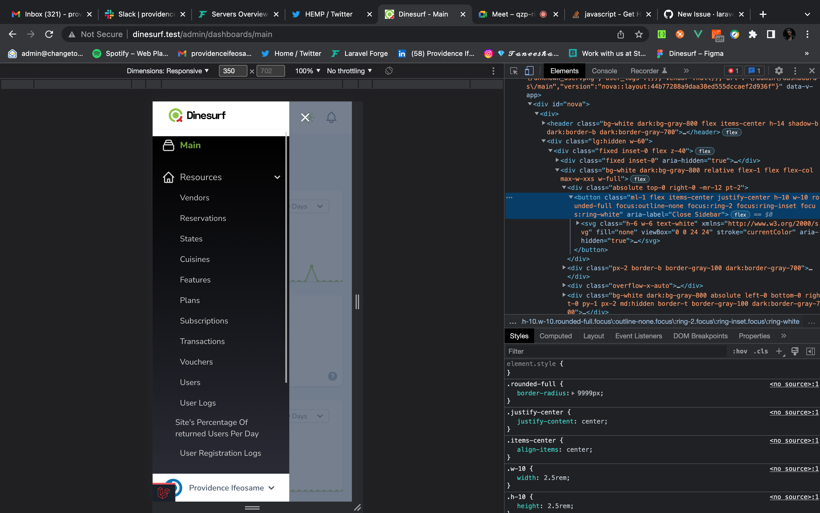 On Mobile View, Sidebar is Not Closing Onclick of sidebaritem · Issue