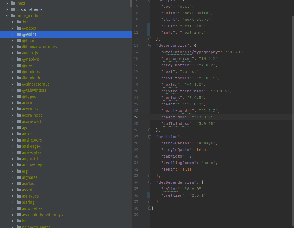 yarn lint after init constantly says `ESLint must be installed yarn