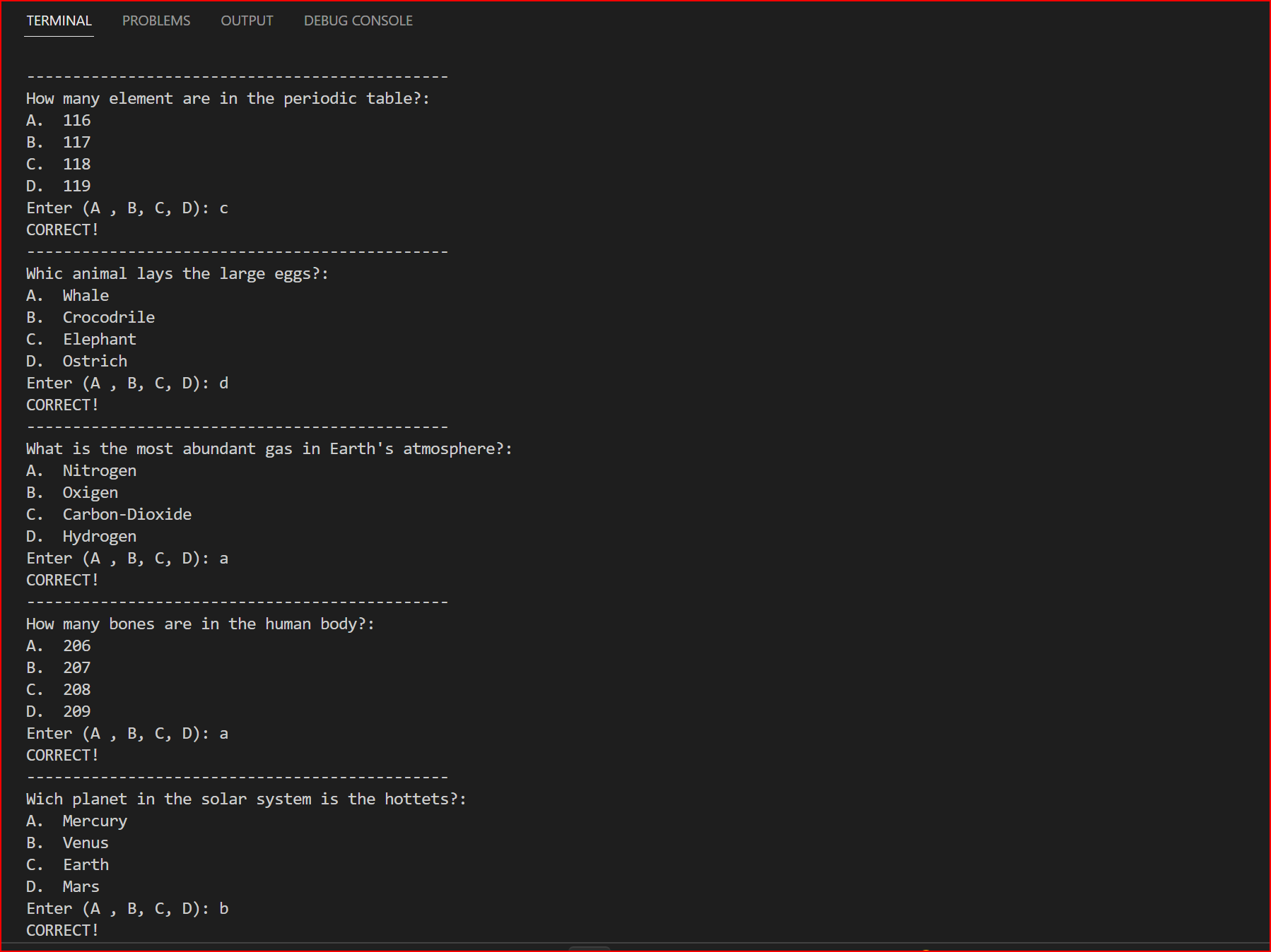 GitHub - emiliobs/QuizGamePython: QUIZ GAME written in Python · GitHub