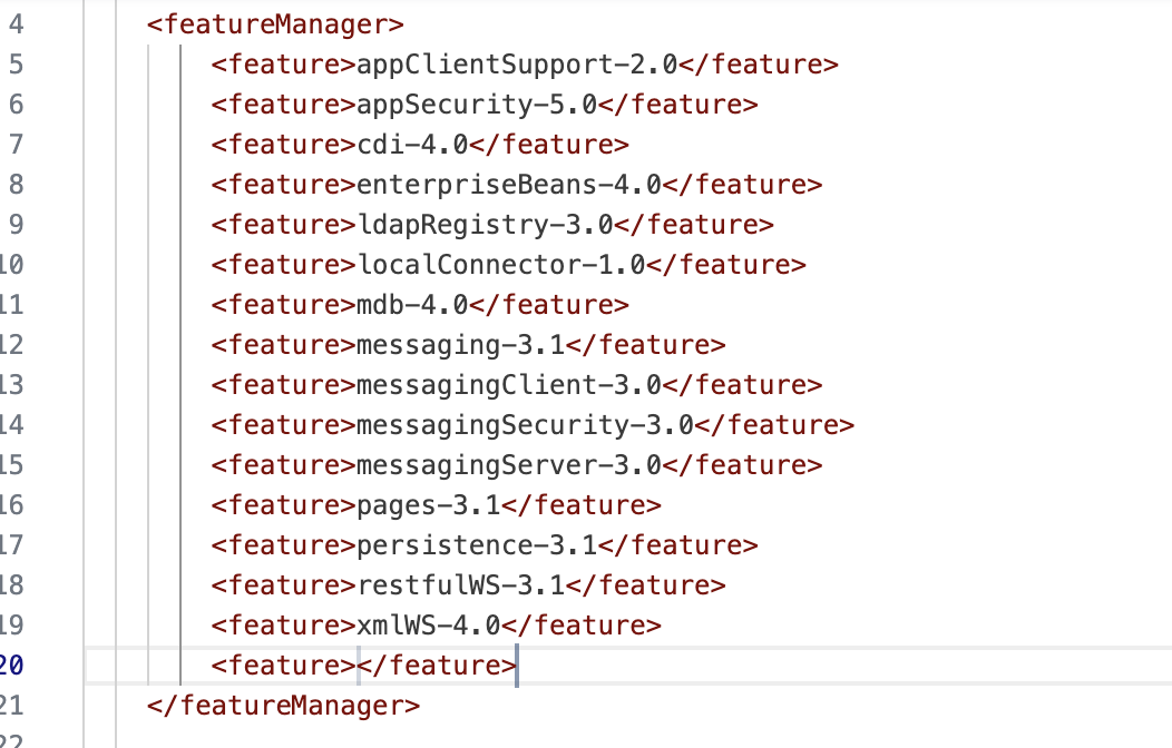 Windows Dev mode can crash when editing server.xml with a java.lang