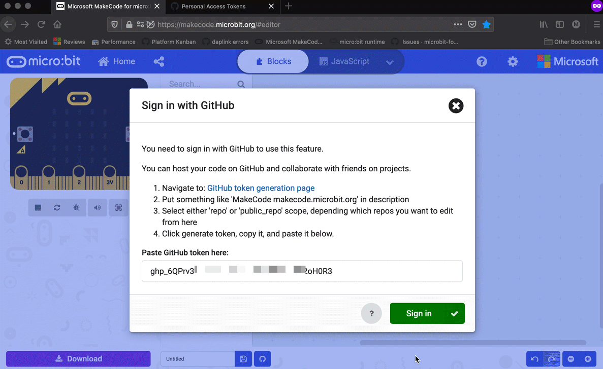 Github access token causes error 'invalid token format' · Issue #4034 ...