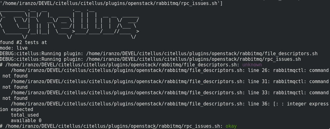 Bash return code for syntax error and citellus for skipped test are the ...