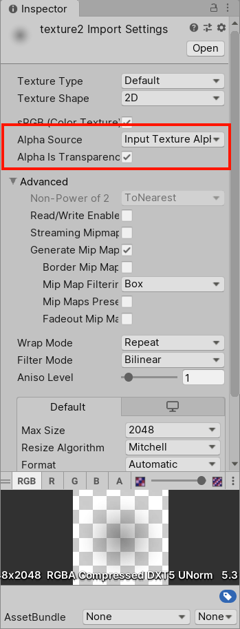Baking to alpha channel doesn't work · Issue #5 · andydbc/unity-texture ...