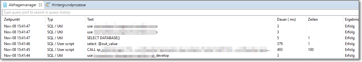 DBeaver changes active database after running stored procedure (MariaDB ...