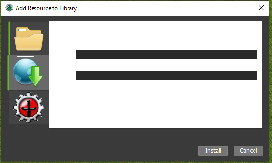 Add Resource dialog hardcodes colors that clash with theme · Issue ...