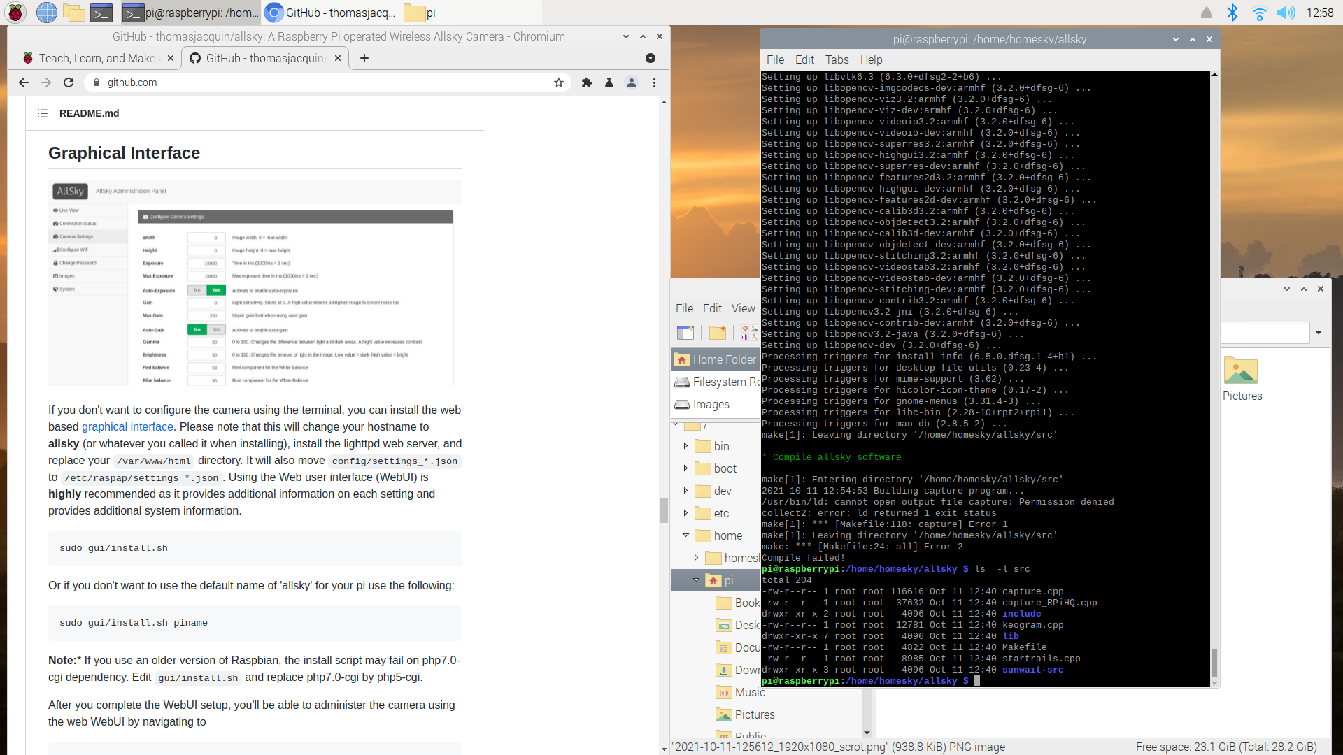 Install fails on fresh RPi · Issue #636 · AllskyTeam/allsky · GitHub
