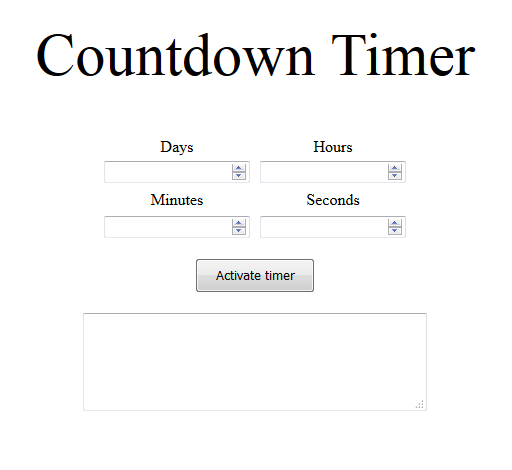 GitHub - ant443/countdown_timer: A basic countdown timer for a website