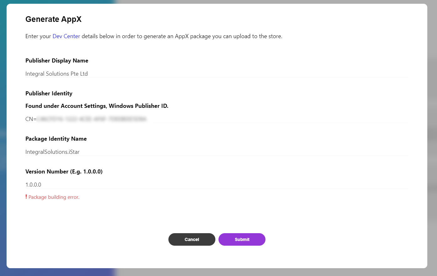 Error generating Appx package · Issue #1079 · pwa-builder/PWABuilder ...