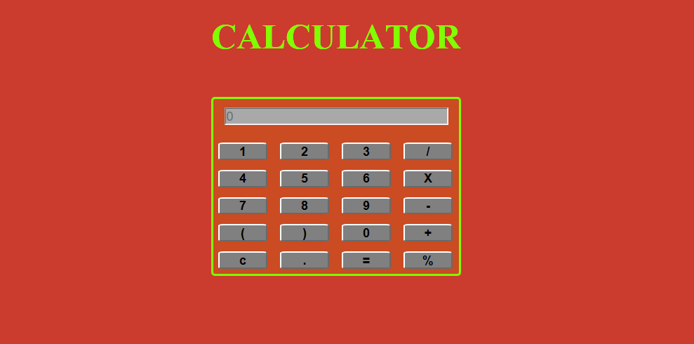 GitHub - tacic/Calculator: Basic calculator made with HTML, CSS and JS...