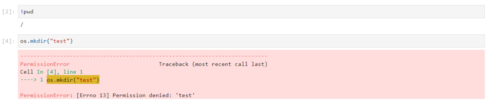 Not able to create any Files/Folders in Jupyter Lab environment · Issue ...