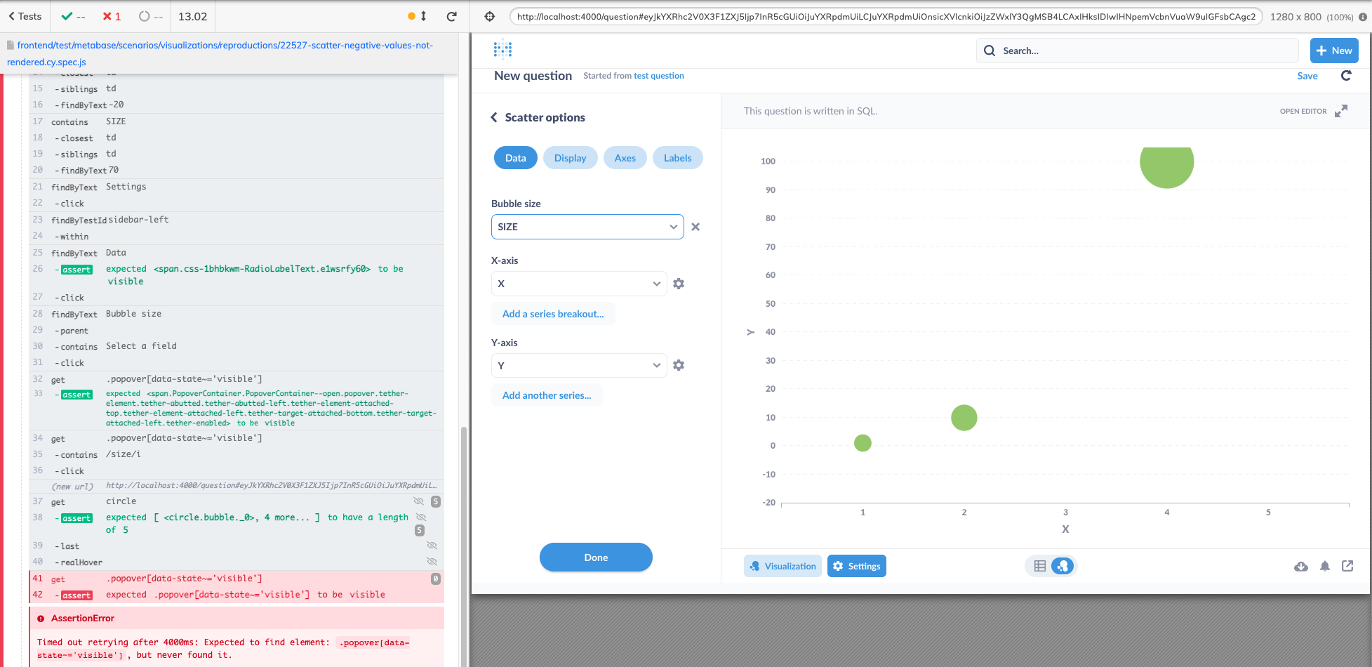 Repro 22527 Negative Y axis points not rendered on scatter plot by