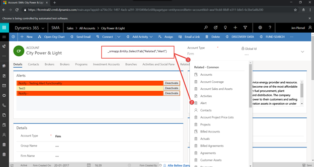 UCI - Clicking on related Menu · Issue #279 · microsoft/EasyRepro · GitHub