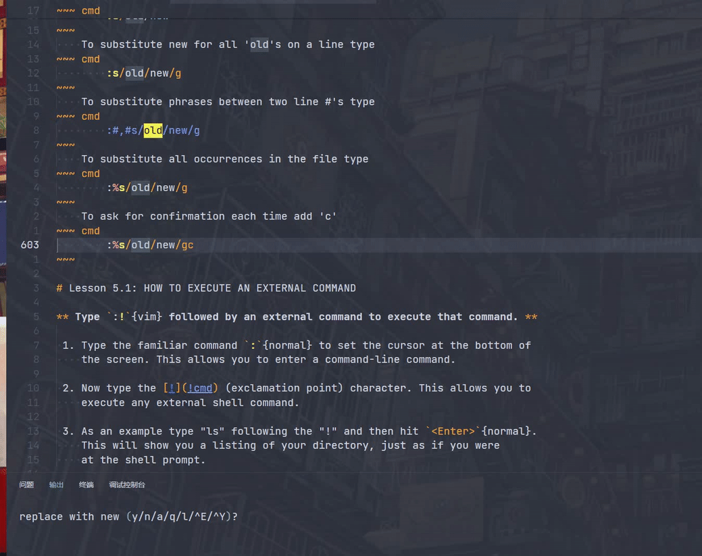 Cursor unable to jump correctly during substituting · Issue #1121 ...