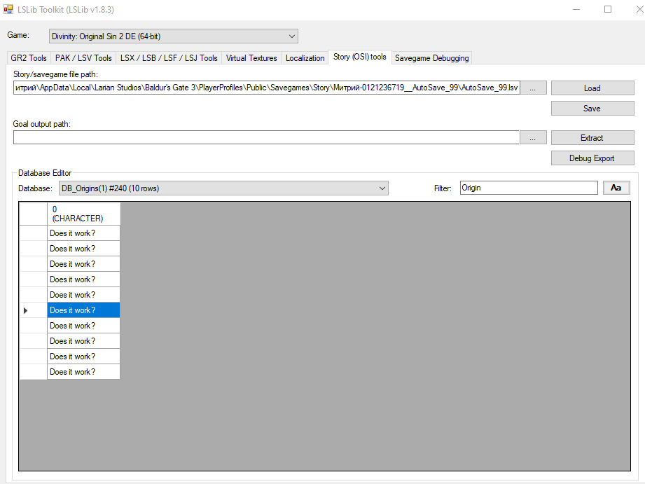 Editing saves that was made on a newer version of the game have no