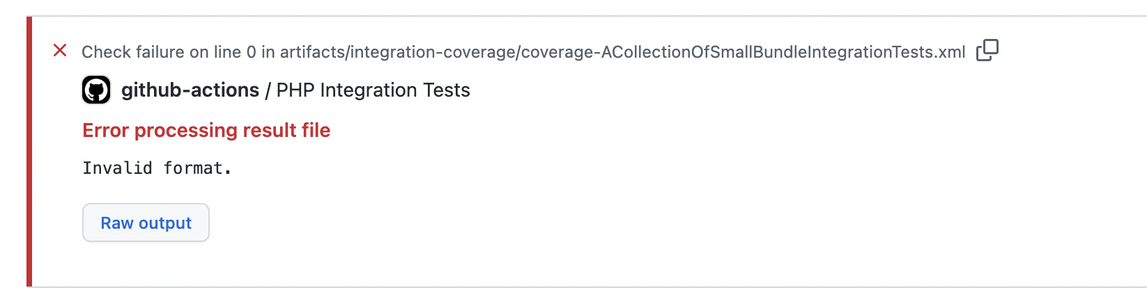 Disable "parse errors" in xml artifacts option · Issue #1852 · actions ...