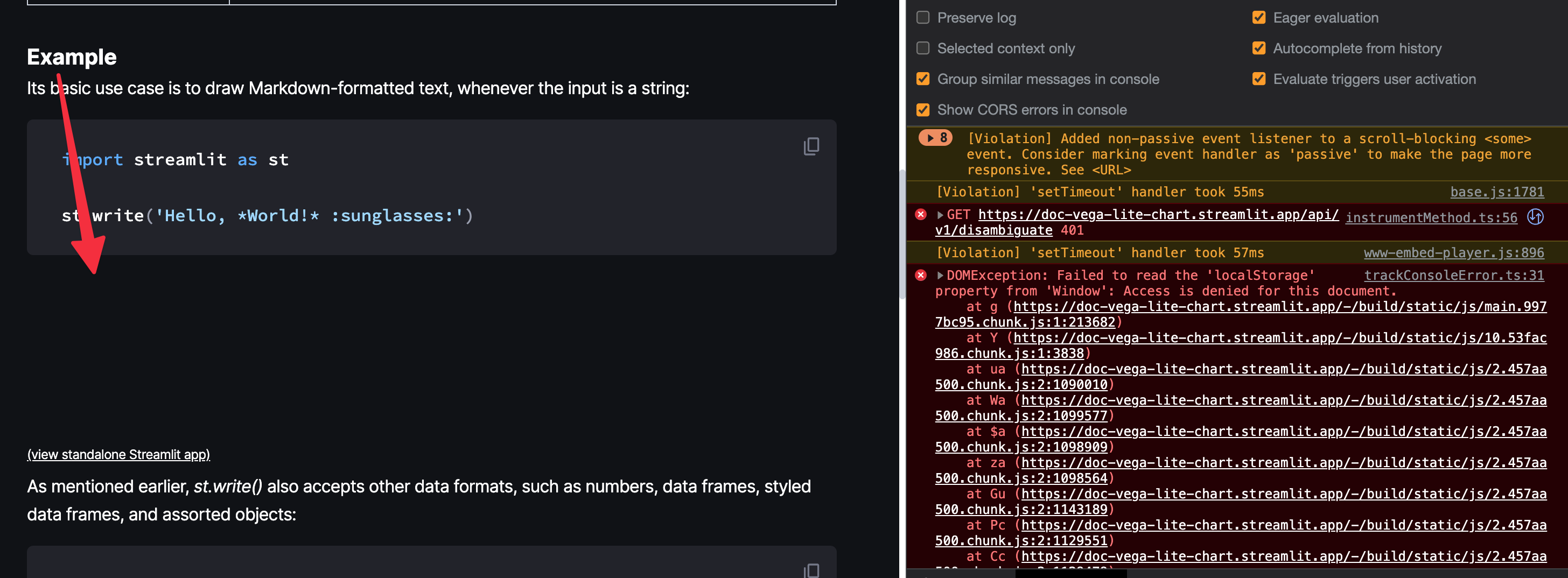 iframeembedded Streamlit apps do not work on recent version Chrome